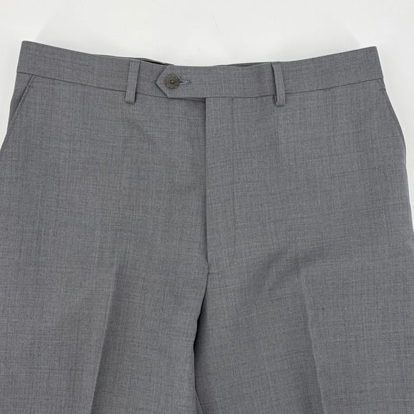 MICHAEL KORS Mens 40L Gray Wool Blend 2 Piece Suit With Dress Pants 32x32 - Picture 5 of 12